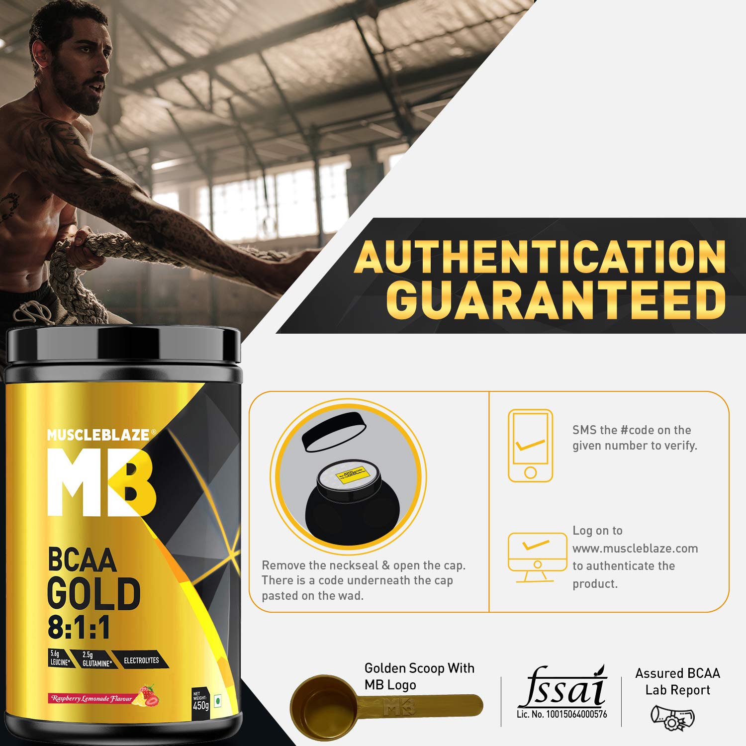 MB Bcaa Gold P4