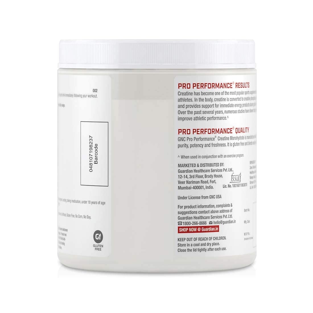 Gnc Pro Performance Creatine Monohydrate 247 Nutrition 1003