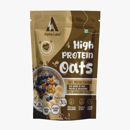 Alpha Labz High Protein Oats Café Mocha Flavour